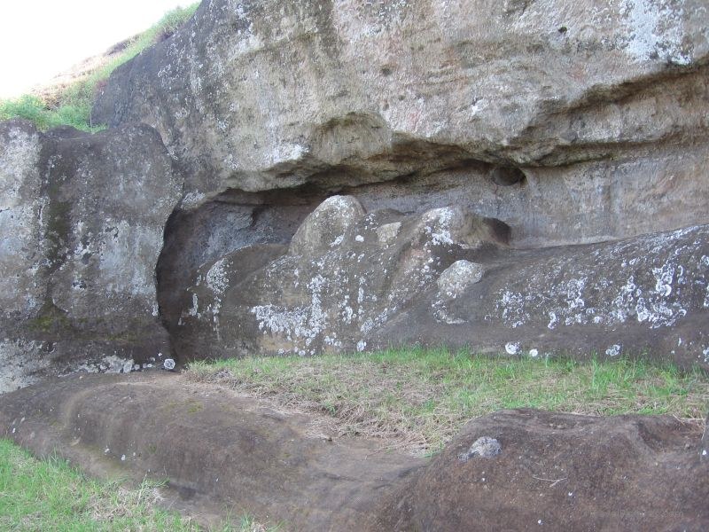 moai unfinished Rano Raraku